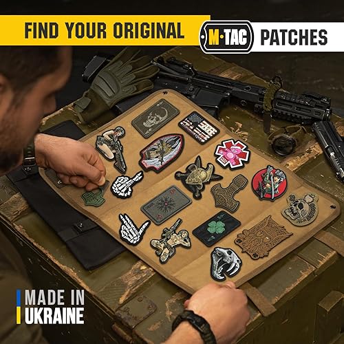 Miniatura 6 de M-Tac Parche táctico de la moral Odin Viking War God 3D PVC (Coyote)