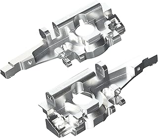 Hot Racing RVO1308 Secure Lock Rear Bulkhead 1/10 Revo Silver