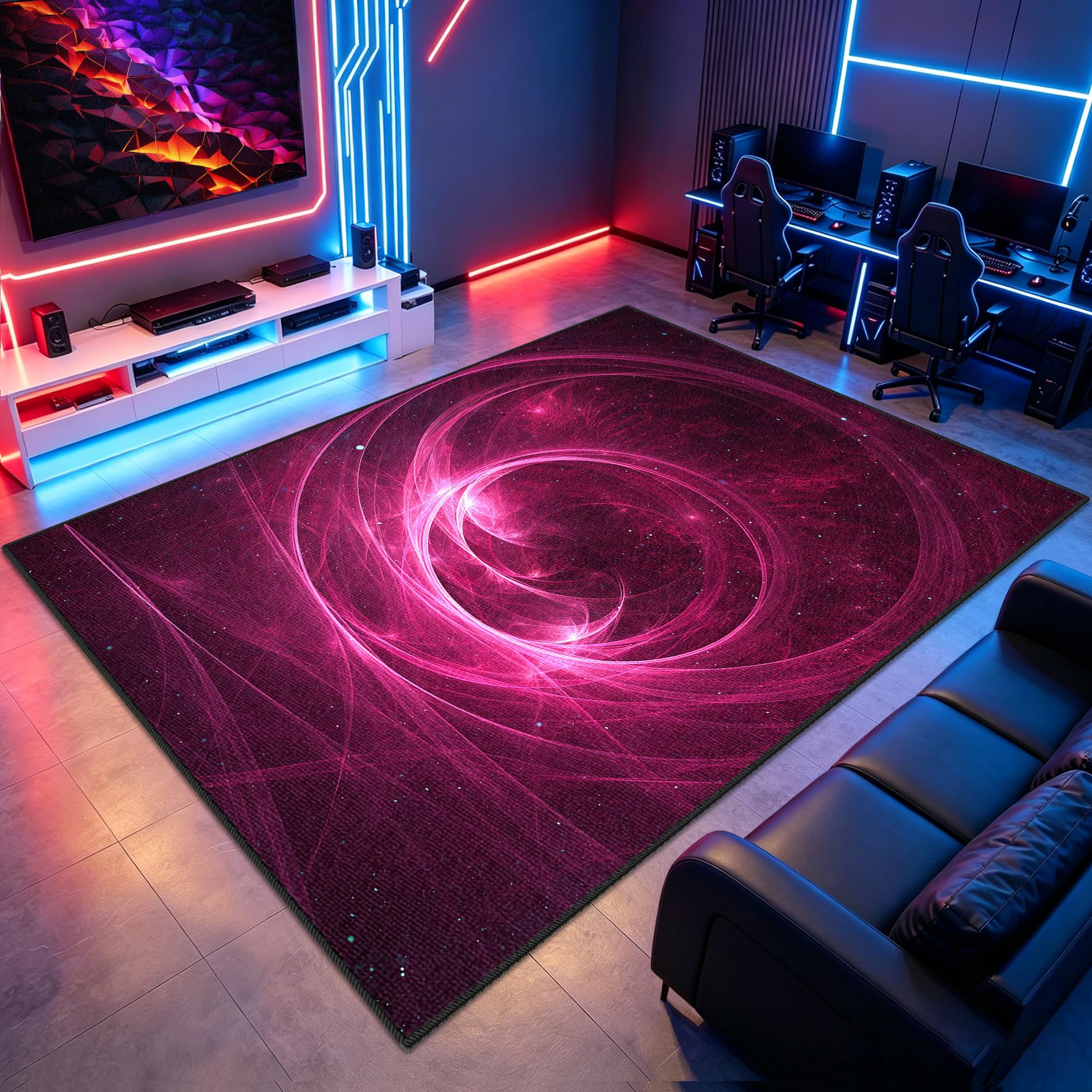 Tapis chambre ado gamer 3D pour créer un espace esports immersif