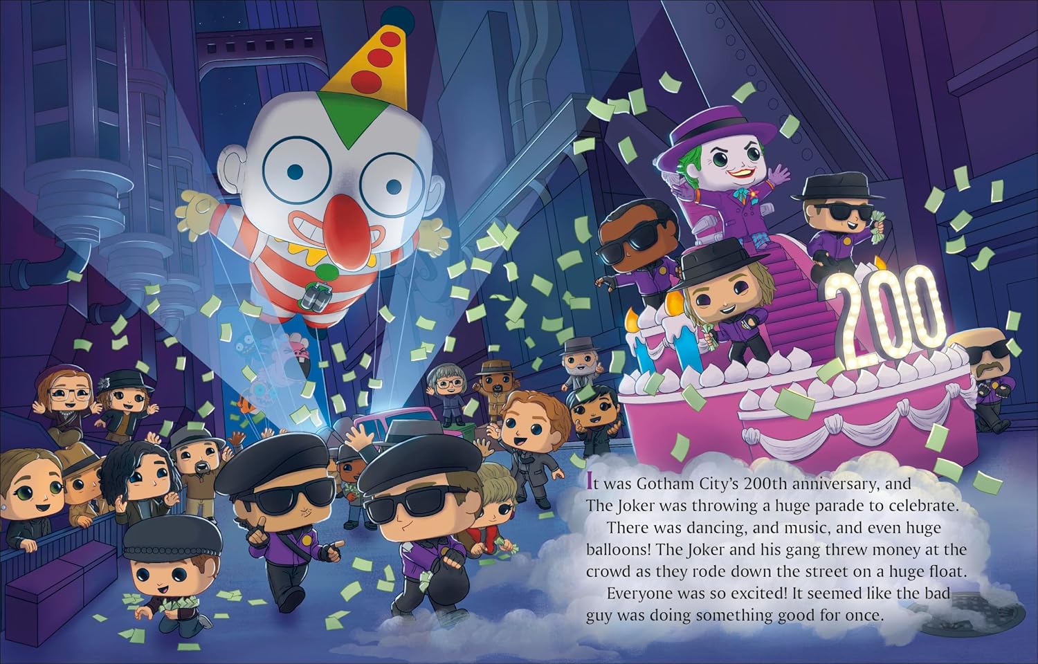 DC Batman: The Joker's Parade (Funko Pop!) (Little Golden Book)      Hardcover – Picture Book, May 7, 2024