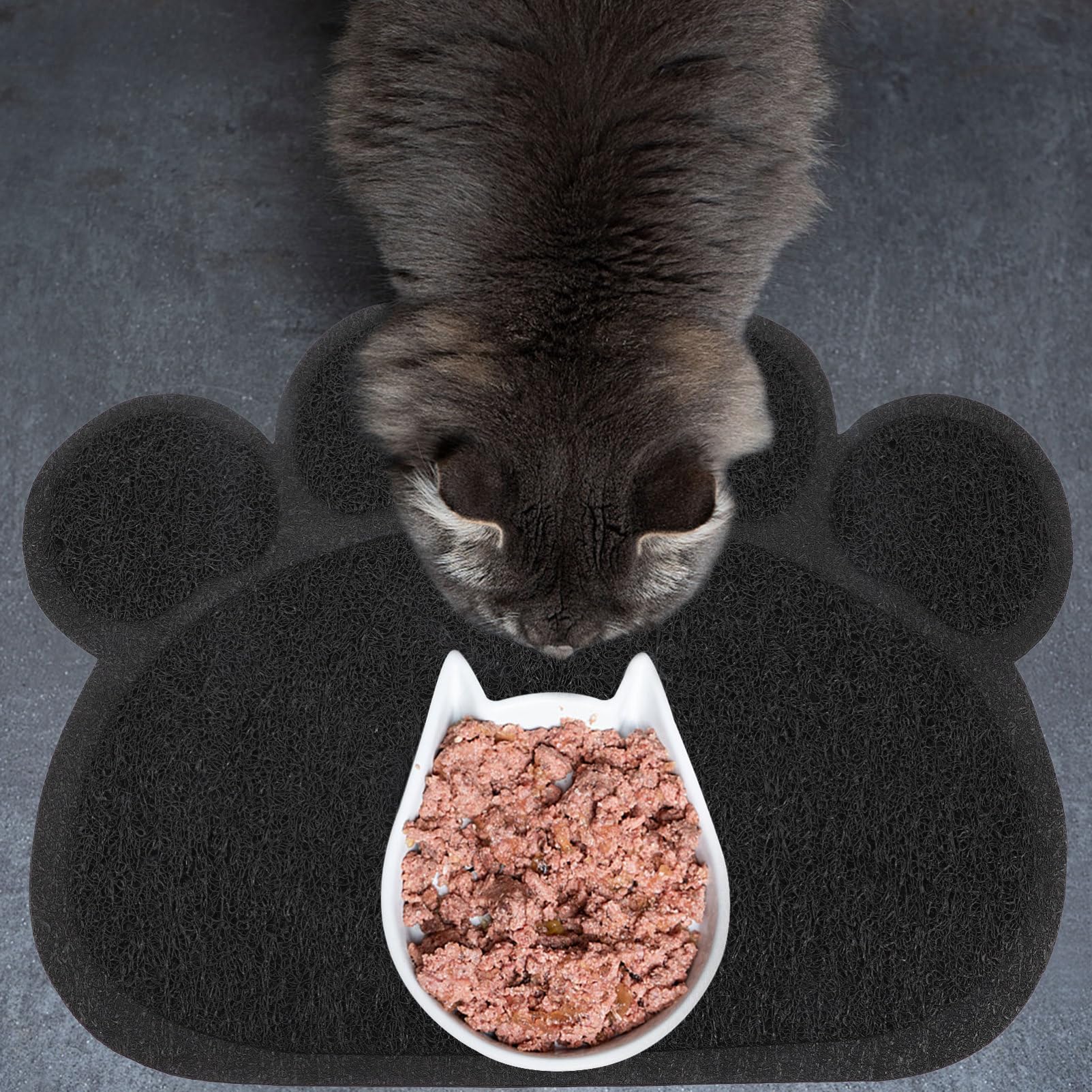 COLLBATH Katzenstreumatte Für Boden Innenbereich Haustiermatten Einfach Reinigen Rutschfeste Matte Schützen Katzenstreu Katzenstreuunterlagen Haustierbedarf Für Zuhause
