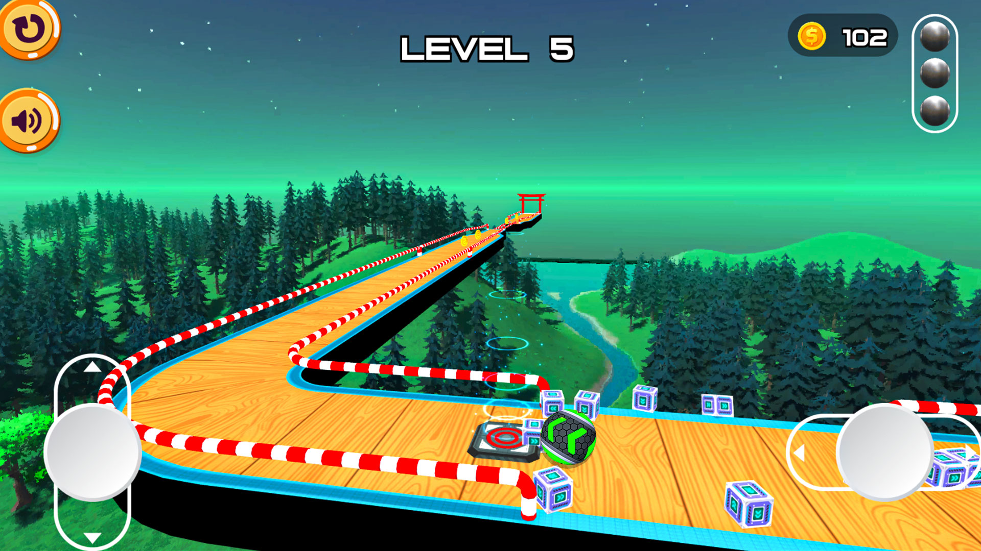 Roller Distance Game Rolling Balls Race 3D Going Rush: Rollance Sky Race Master Action Ball ...