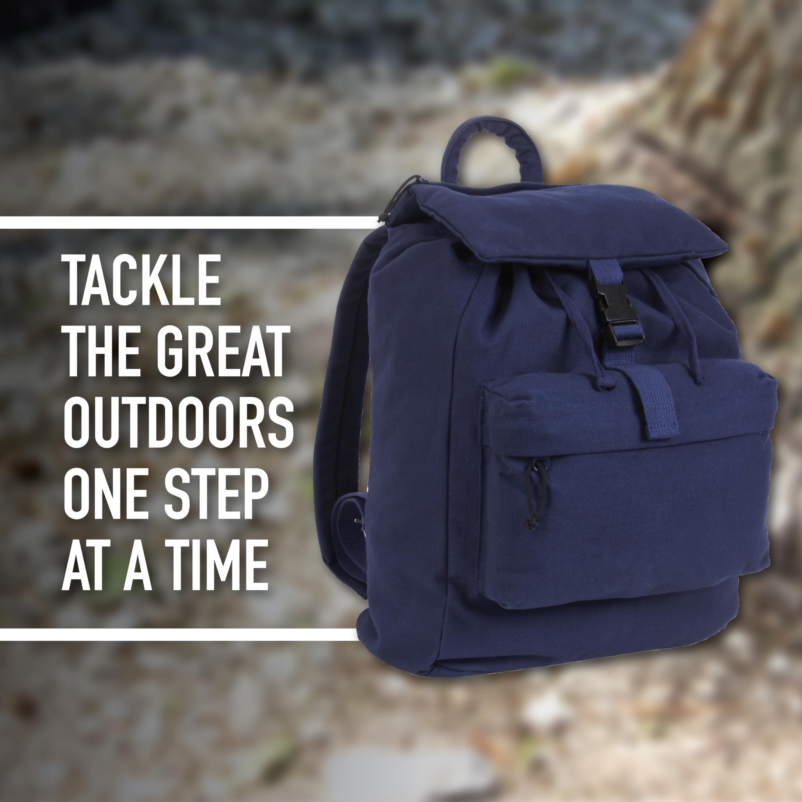 Large Capacity Bohemian Canvas Backpack Daypack for Travel Hiking Amazon.com: Rothco Canvas Daypack – Heavy-Duty Cotton Canvas  main image 4