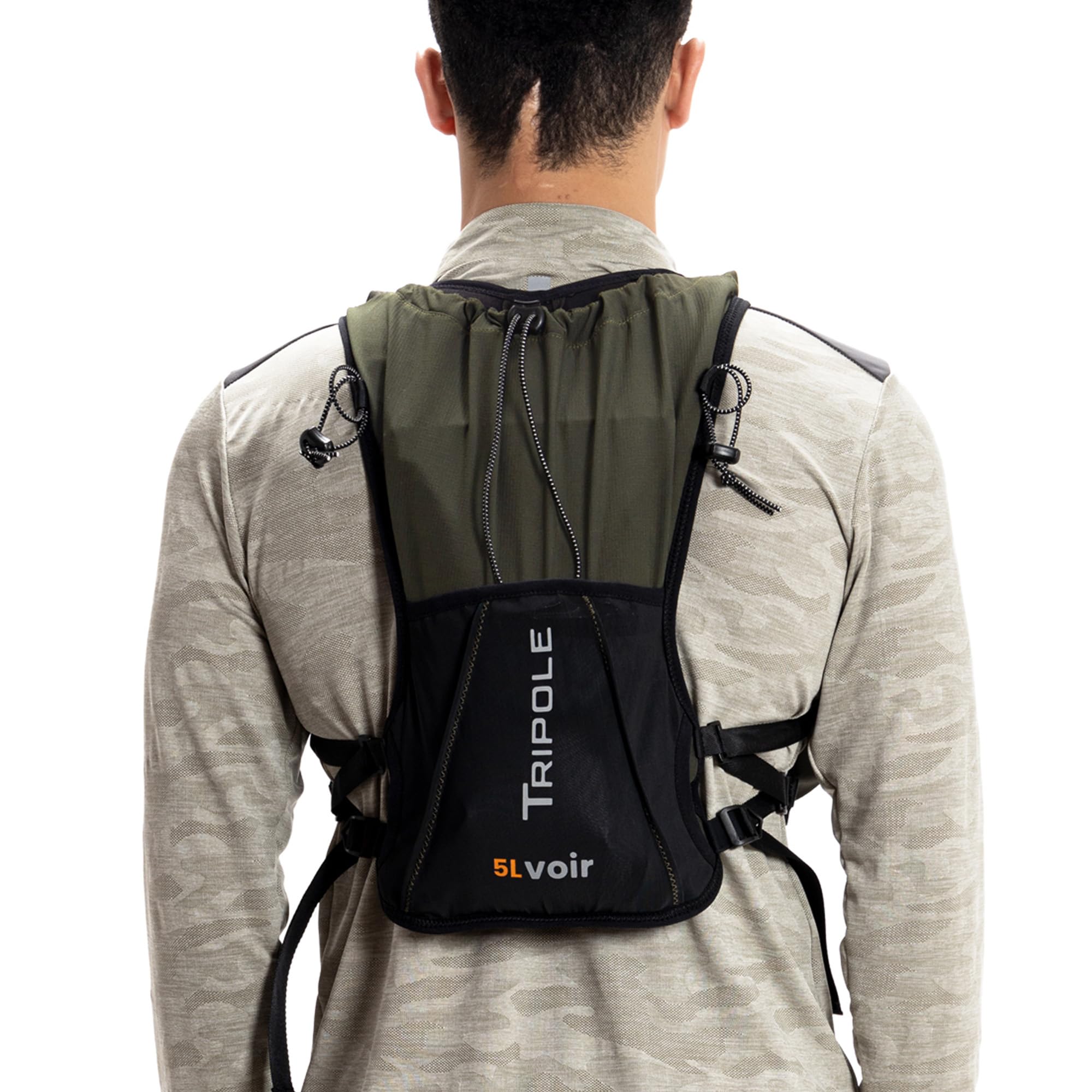 Tripole Voir Hydration Bag and Backpack for Trail Running and Cycling | 5 litres (Green)