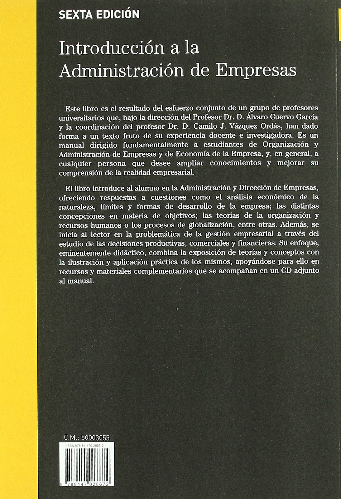 Introducción a la administración de empresas