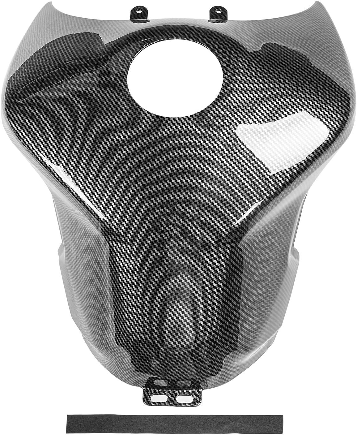 Motorcycle Fuel Gas Tank Cover for Compatible with Yamaha MT-09 FZ-09 MT09 FZ09 2013 2014 2015 2016 2017 2018 2019 2020 Oil Shell Guard ABS Fairing Protection (Carbon Fiber Look)