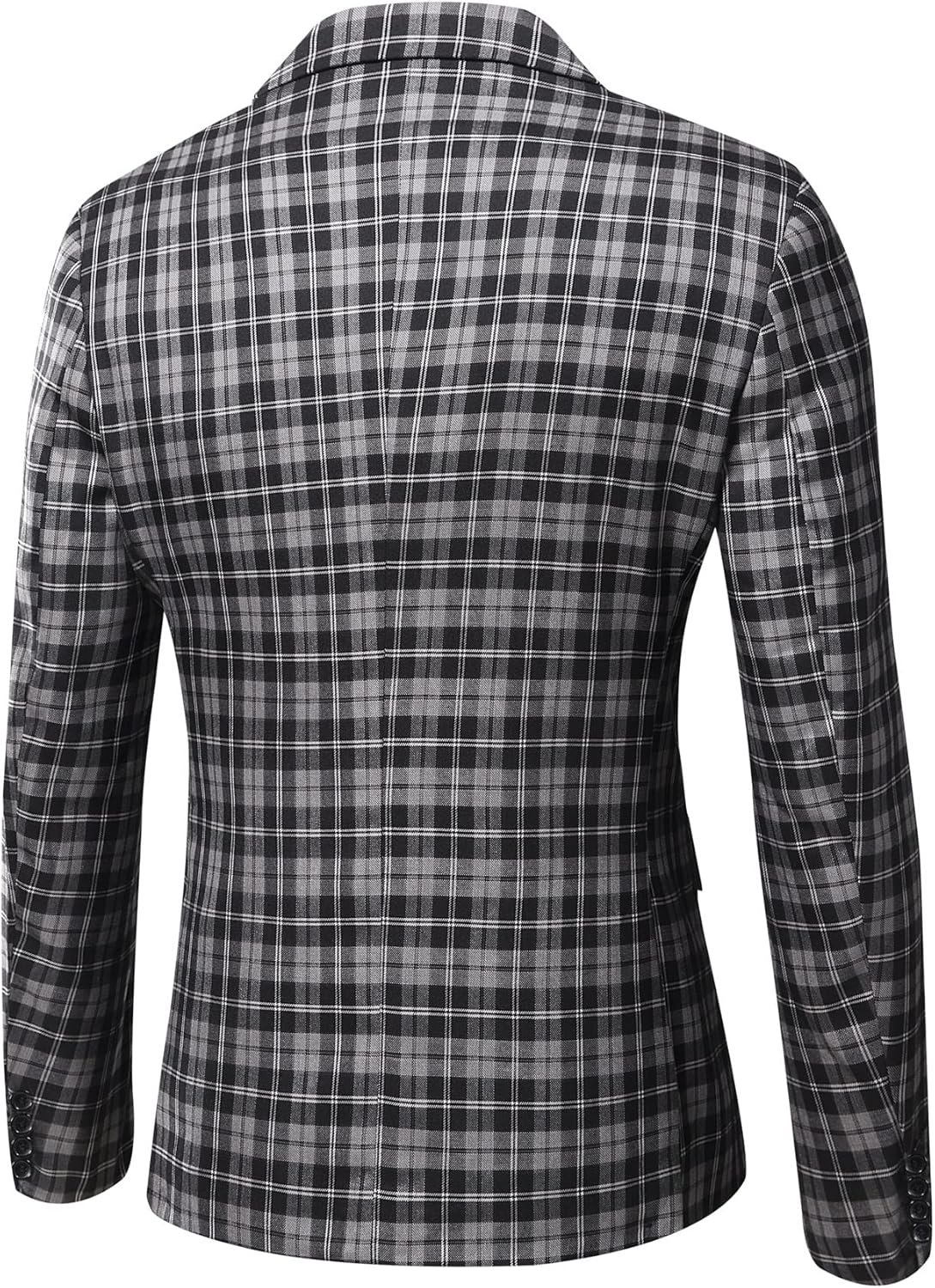 WULFUL Men’s Slim Fit Suit One Button 3-Piece Blazer Dress Business Wedding... - Picture 237 of 257