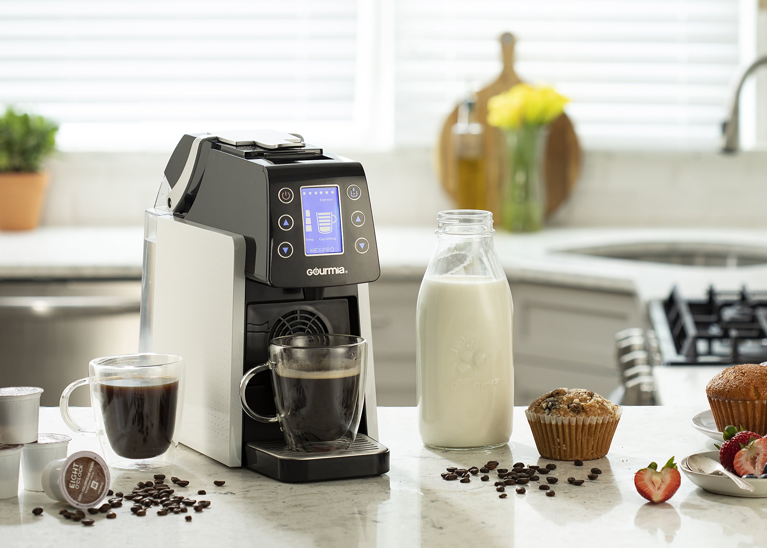 Gourmia Espresso Machine, Multi Capsule 