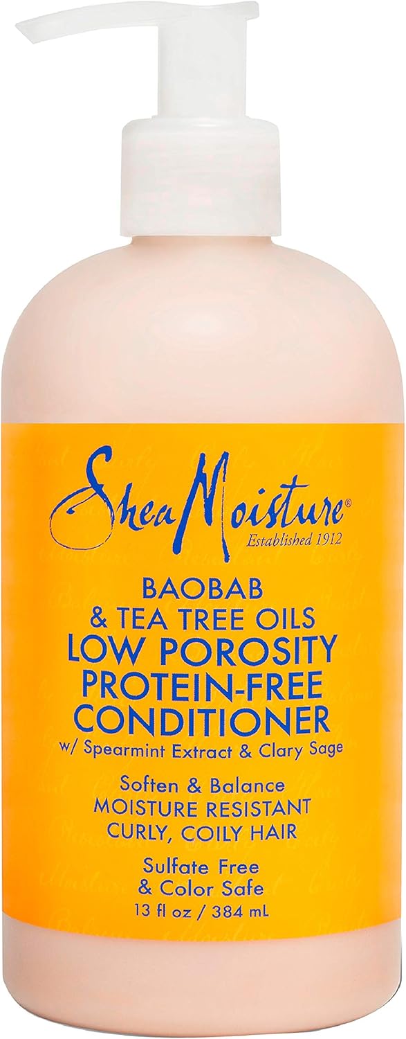 Shea Moisture Shea Moisture Baobab and Tea Tree Oils Low Porosity Protein Free Conditioner 13 Oz