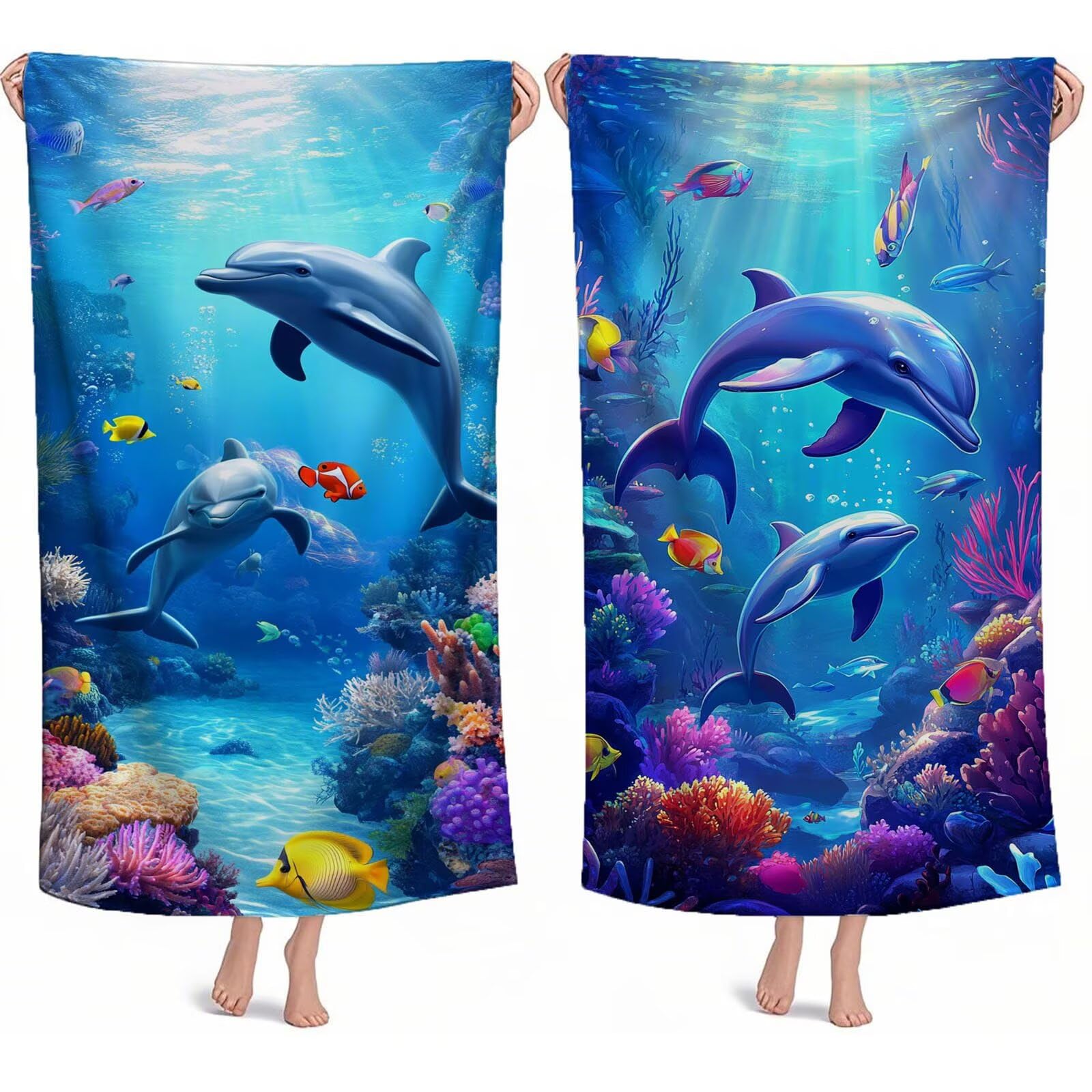 Ręczniki z mikrofibry, ręcznik plażowy, duży 100 x 180 cm, ręcznik sportowy, szybkoschnący, chłonny, ręcznik plażowy, mata plażowa, koc piknikowy na podróż, kemping, wakacje, basen M-773