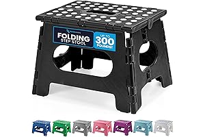 Handy Laundry Collapsible Folding Step Stool: Portable, Durable, and Safe for Adults and Kids