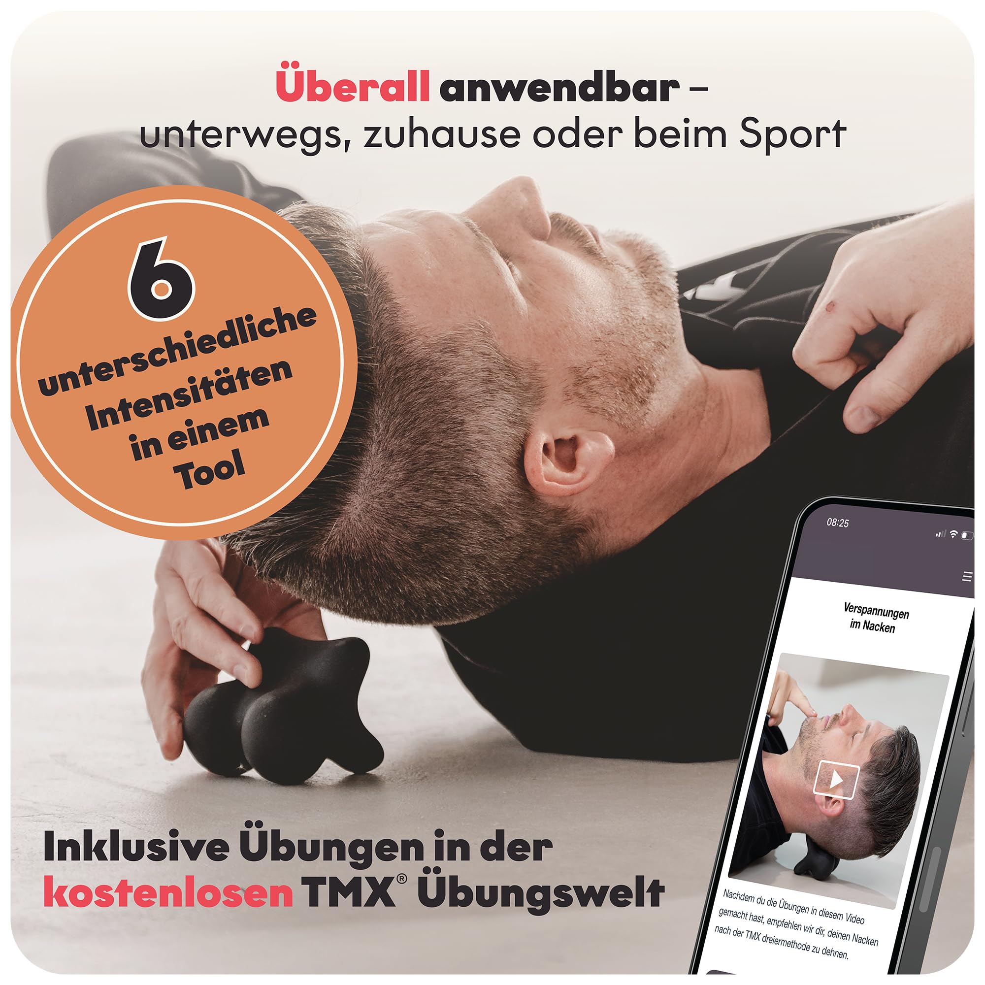 TMX® DURA Nackentrigger – Effektives Trainingsgerät bei Migräne, Nackenschmerzen und Verspannungen