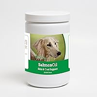 Vista 148 de Healthy Breeds Golden Retriever - Aceite de salmón masticable suave, 90