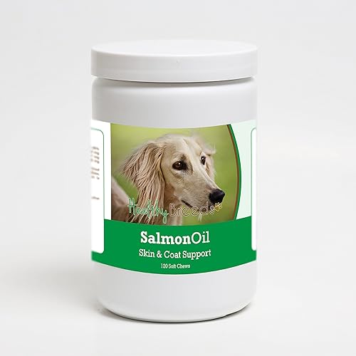 Miniatura 148 de Healthy Breeds Golden Retriever - Aceite de salmón masticable suave, 90