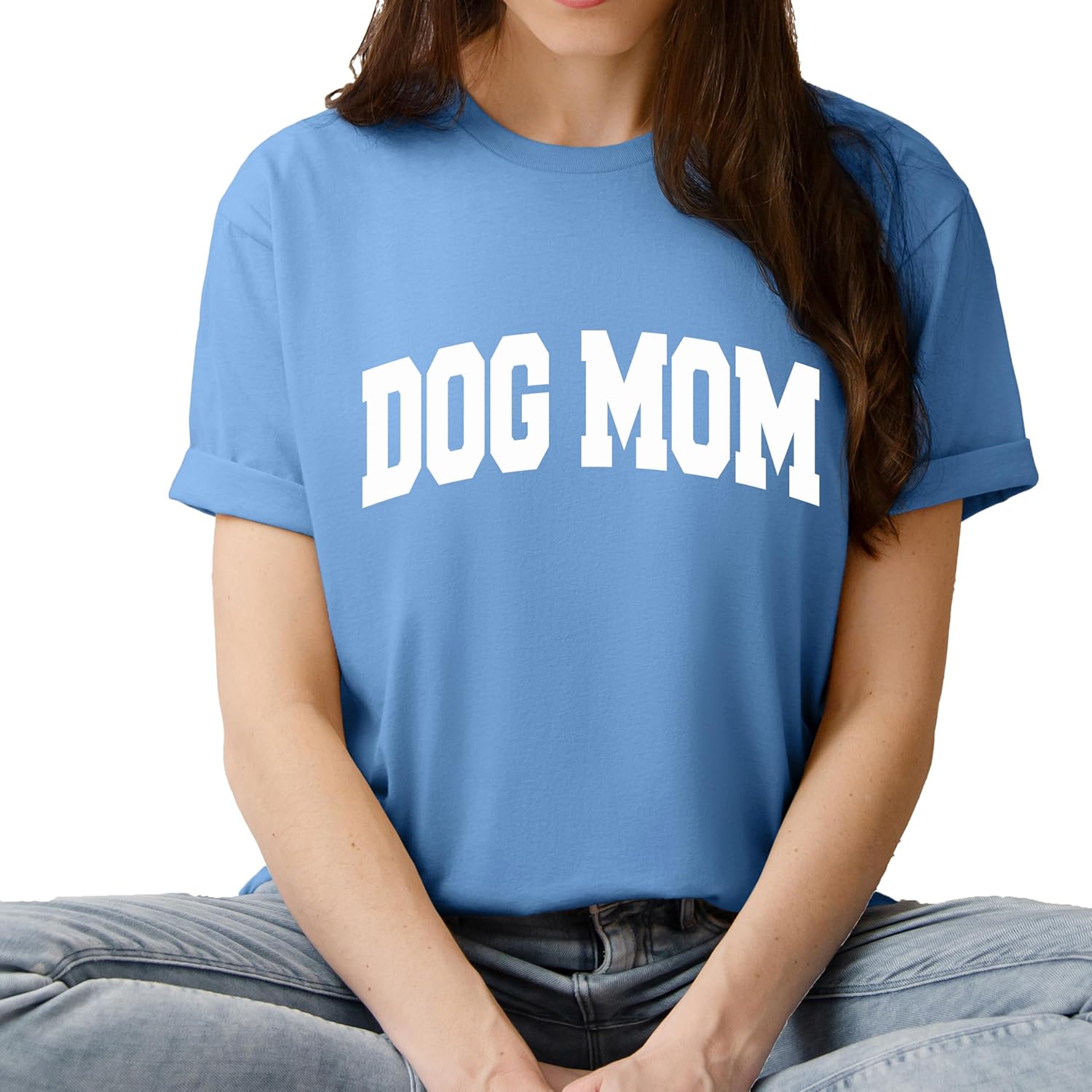 Custom Dog Mom Shirt for Women Pet Ears Sweatshirt with Name Unique Puppy Line Art Cute Dad Hoodie for DogDad Owner Lover - Image 4