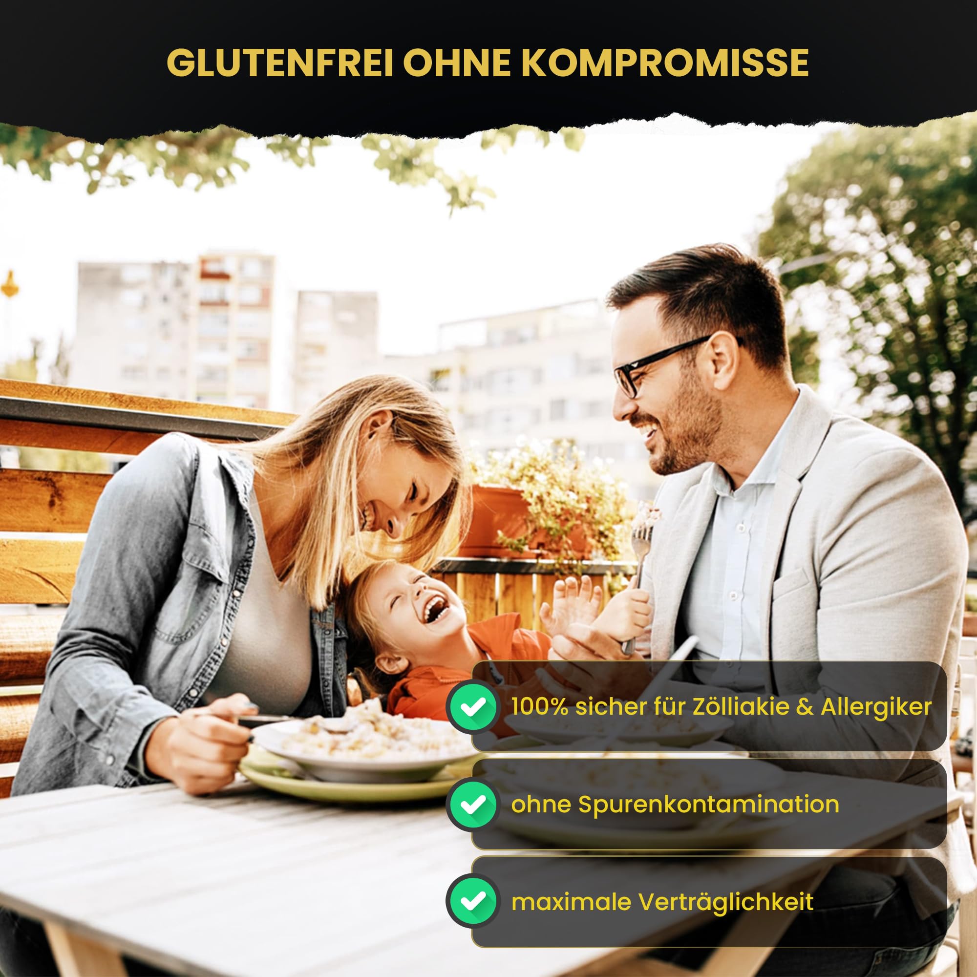DAS MEHL Glutenfrei – 4×1 kg pizzamehl glutenfrei für Pizza, Pasta & Brot | gelingsicher wie Weizenmehl | ohne Gluten, Enzyme & Zusätze | inkl. DELICRET Rezept-Guide