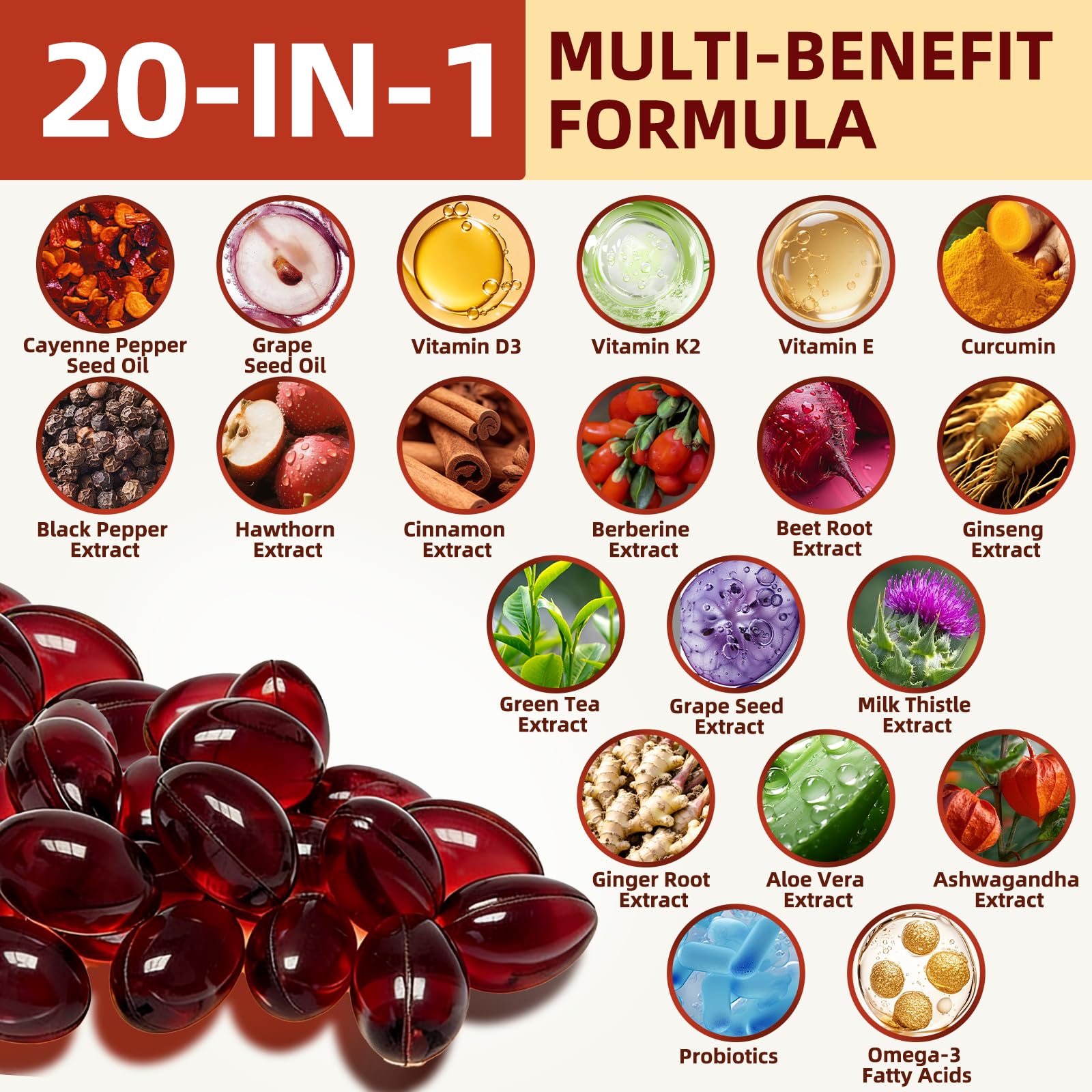 ALLBIZ 20-in-1 Organic Cayenne Pepper Capsules Supplement 7000mg — Amazon image 4