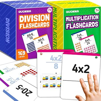 Maths Flash Cards Set - Educational Maths Games for Kids 1st to 3rd Grade