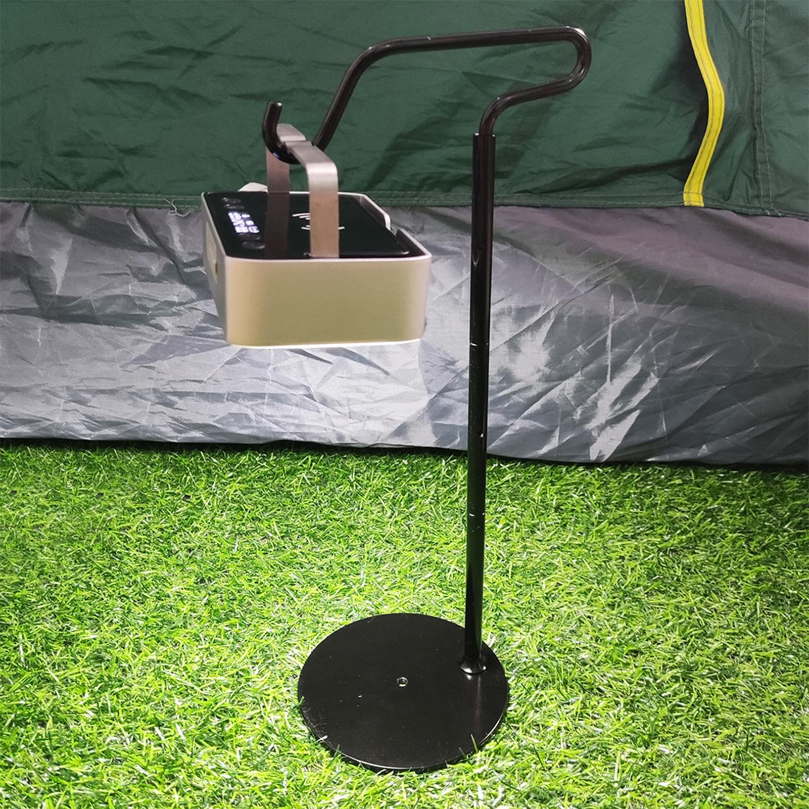 Laterne Mast Camping – Laterne Masting Hanger – leichter – faltbar – Höhe – verstellbar – Laternenständer – Aluminium – Camping – Nocken mit Solarleistung für Tischzubehör