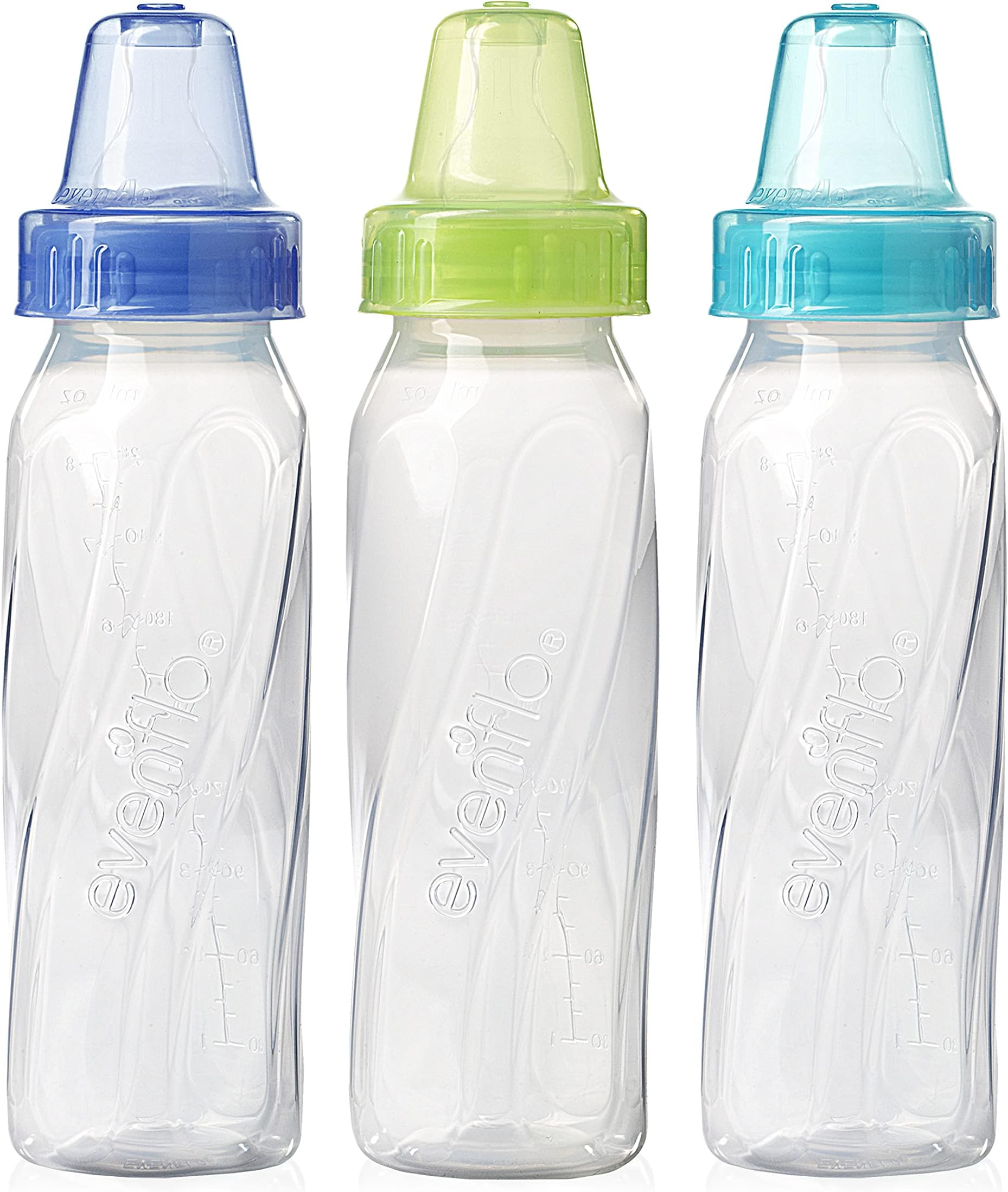 Classic Clear Bottles, 8 oz 3 ea