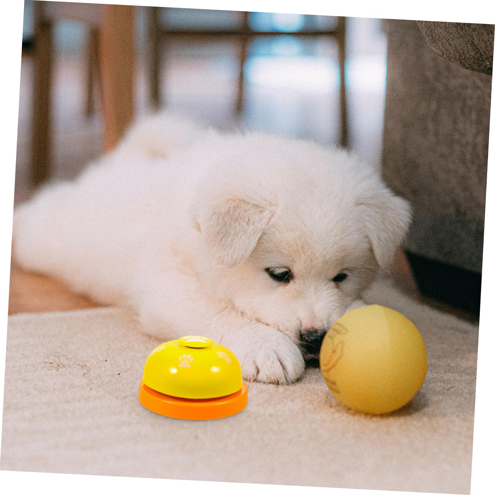 HAPINARY 4pcs Training Bells for Dogs Pet Bells Excellent Texture Ideal for Potty Training Games