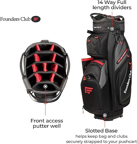 Miniatura 3 de Founders Club Colorado Golf - Bolsa divisora de longitud completa de 14 vías