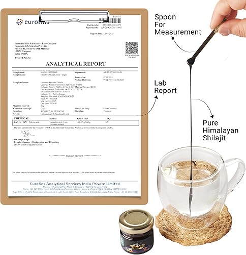 Miniatura 2 de Satthwa Resina Shilajit pura del Himalaya de alta potencia para hombres y mujeres, más de 85 minerales traza, 75 % + ácido fúlvico, 50 porciones,