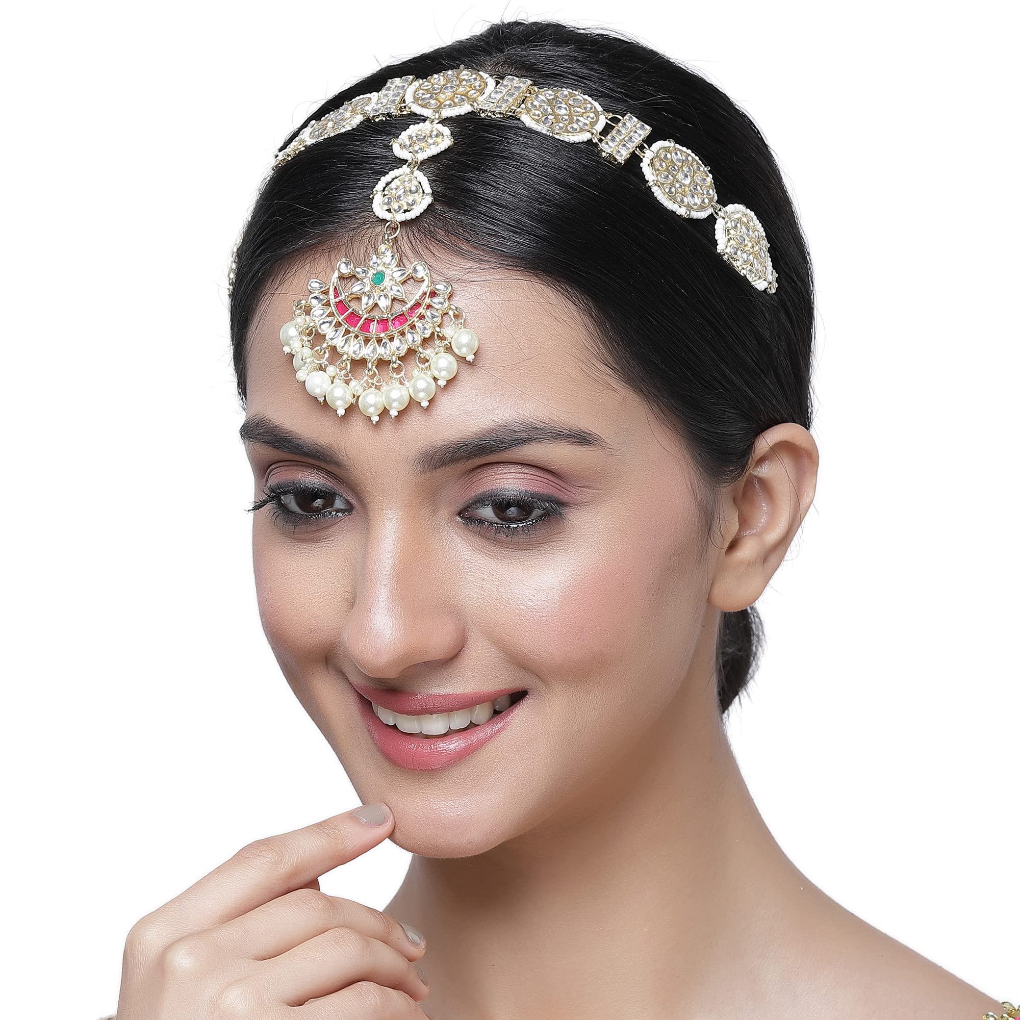 Gold-Plated Vilandi Borla Sheeshphool