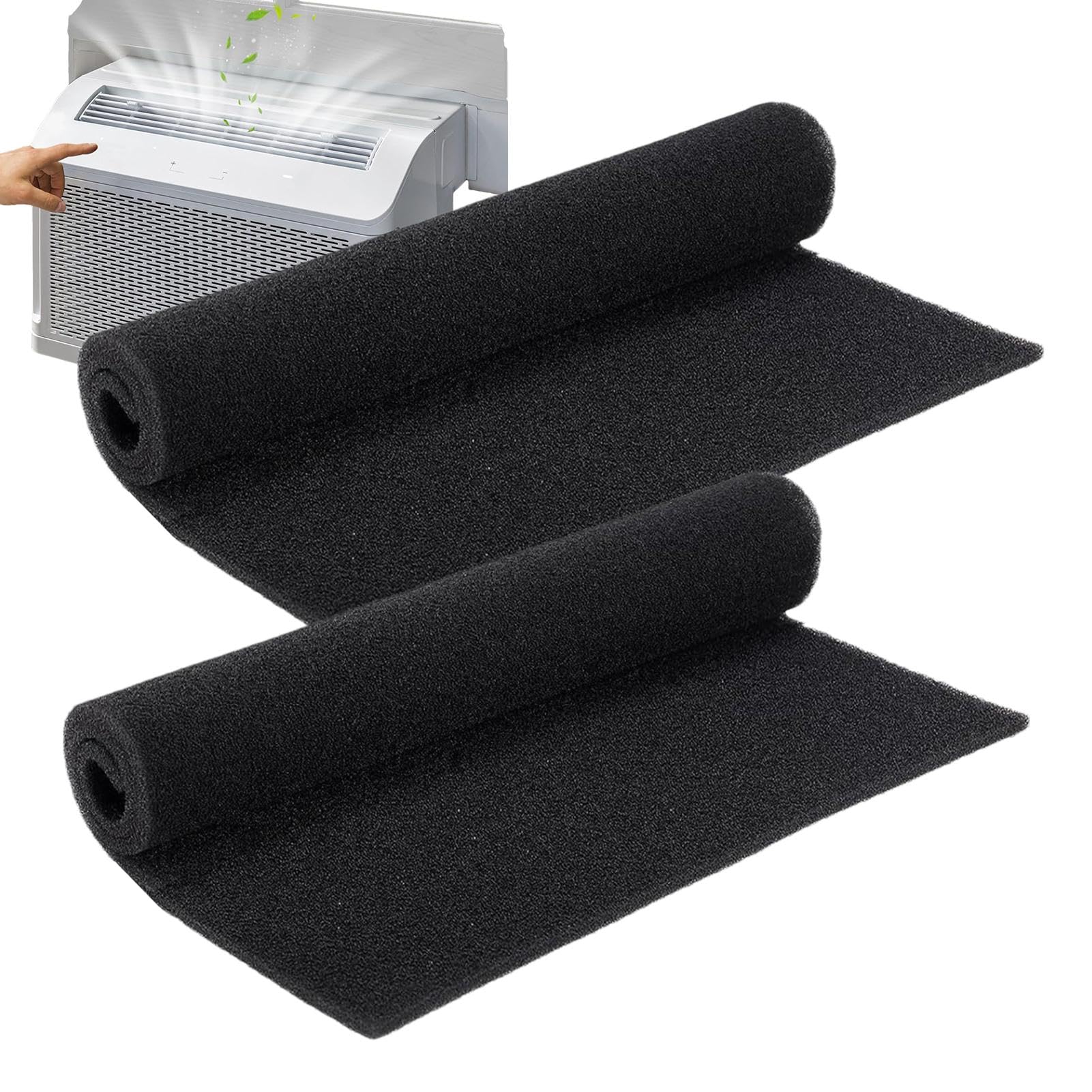Filtre En Mousse Pour Climatiseur RV, Remplacement Du Filtre A/C RV, Matériau De Filtre à Air En Mousse De Voiture Découpable, Pièces De Mousse Filtrante Découpables RV A/C 16x40 Pouces Pour