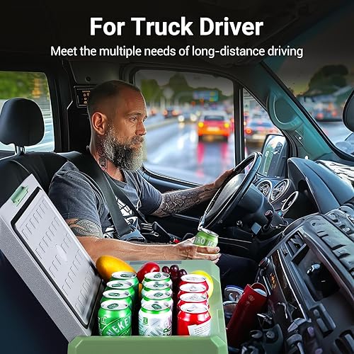 Miniatura 6 de BODEGA COOLER Refrigerador de coche de 12 voltios, refrigerador de coche de 26 cuartos de galón, congelador portátil de -4-68, enfriador de