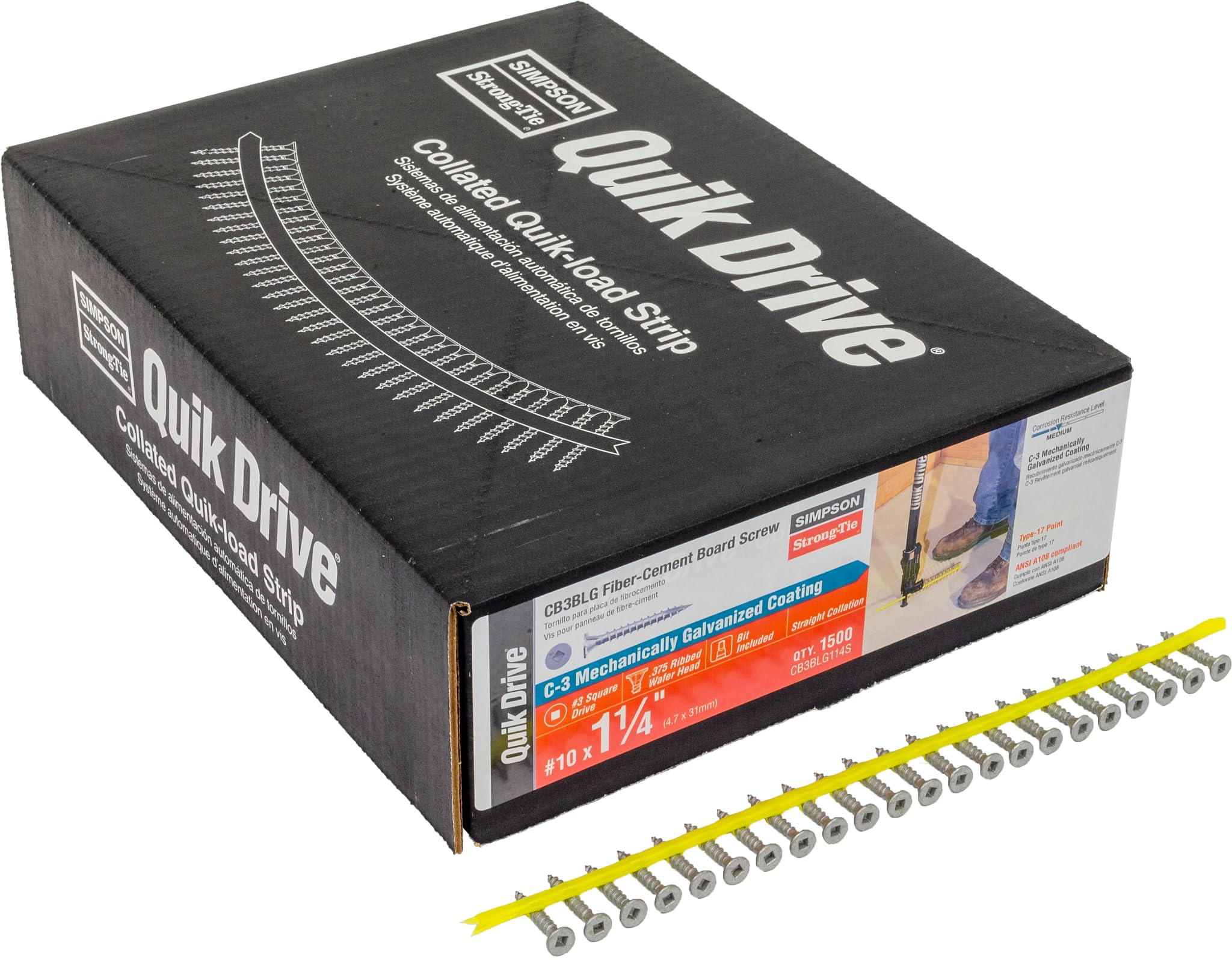 Simpson Strong-Tie CB3BLG114S CB3BLG Fiber-Cement Board
