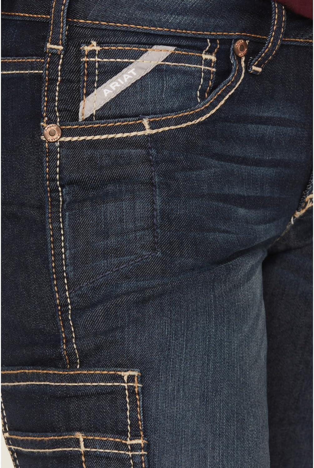 Ariat Female Rebar DuraStretch Riveter Boot Cut Jean - Image 3