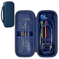 Vista 10 de Funda para estetoscopio compatible con 3M Littmann Classic III Monitoring/Lightweight II S.E/Cardiology IV Diagnostic/MDF Acoustica Estetoscopios