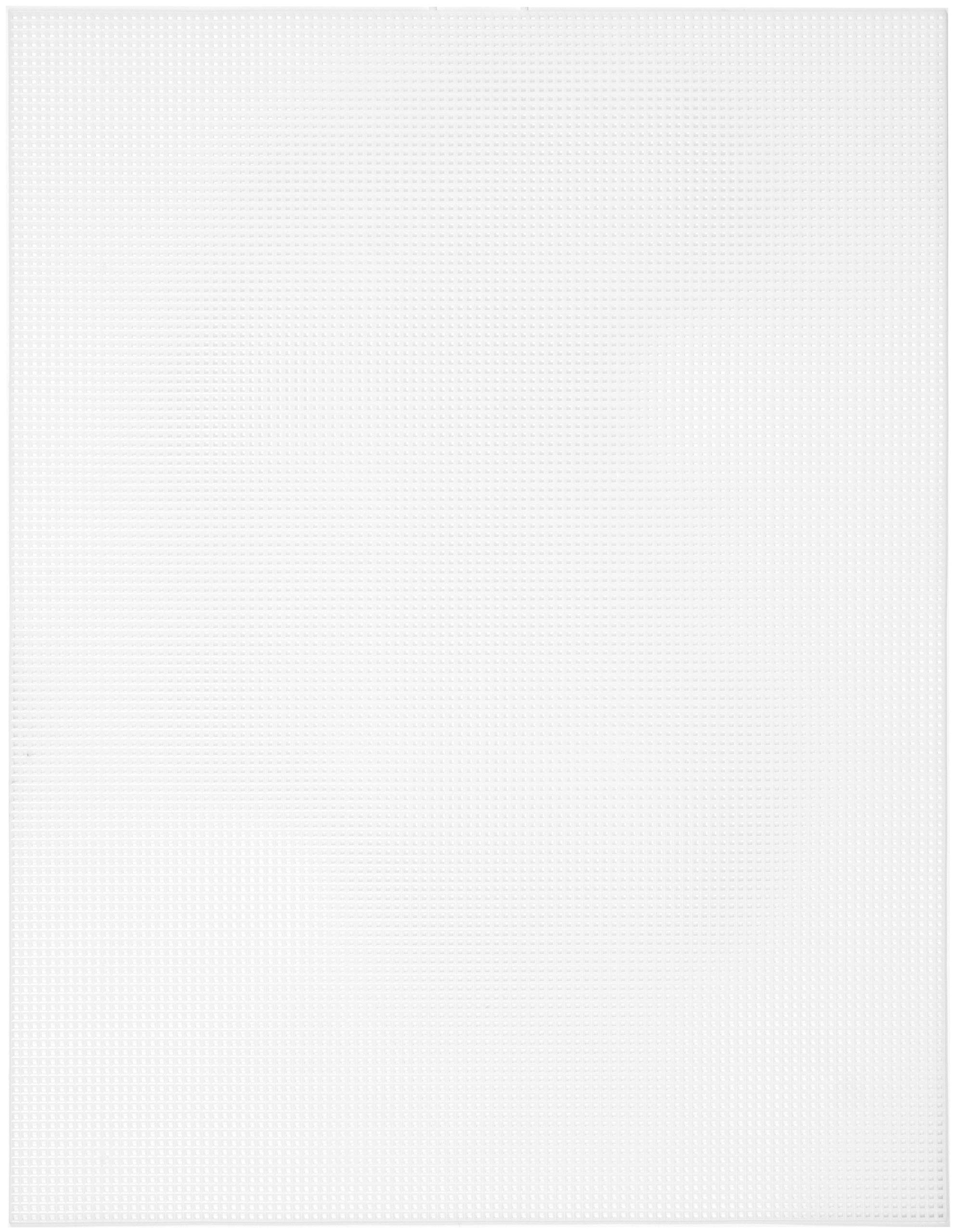Cousin White Diy Size #10 Plastic Stitching Canvas, 10.5"X13.5"