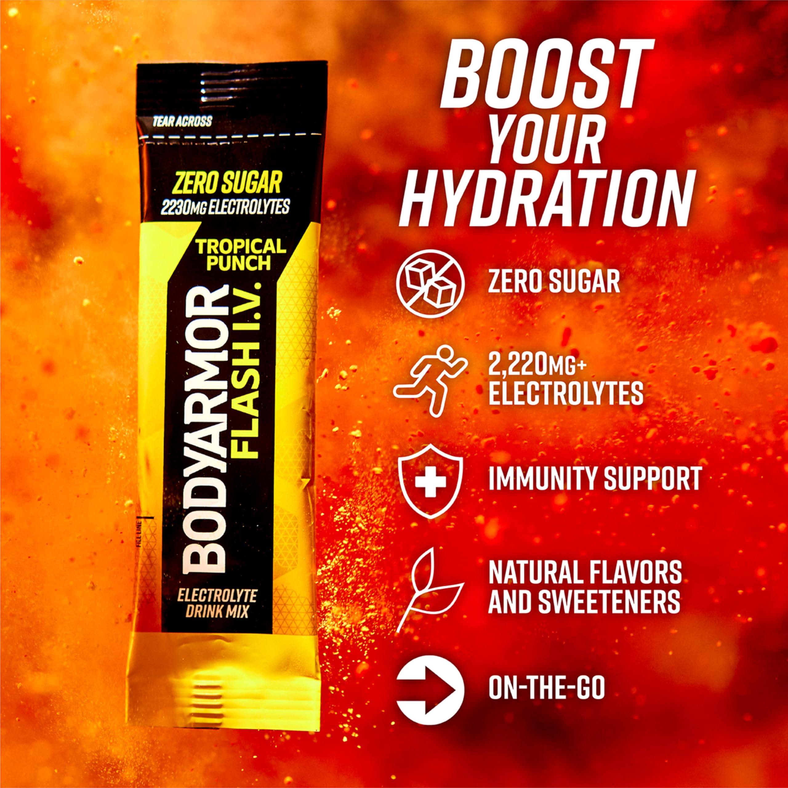 BODYARMOR Flash IV Caffeine + Zero Sugar Electrolyte Mix, Variety Pk, 15 Ct — Amazon image 15