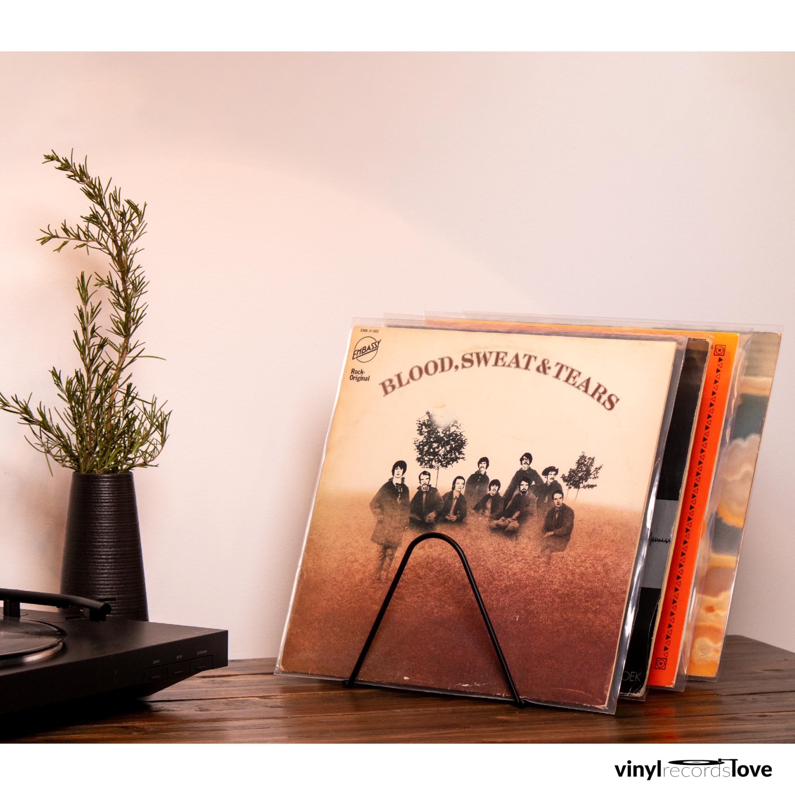 VinylRecordsLove Fundas Exteriores para Discos de Vinilo | 50 Unidades Fundas Vinilos para 12" | Funda Transparente para Vinilos | Protección óptima | Fundas para Discos de Vinilo | Fundas Vinilos LP