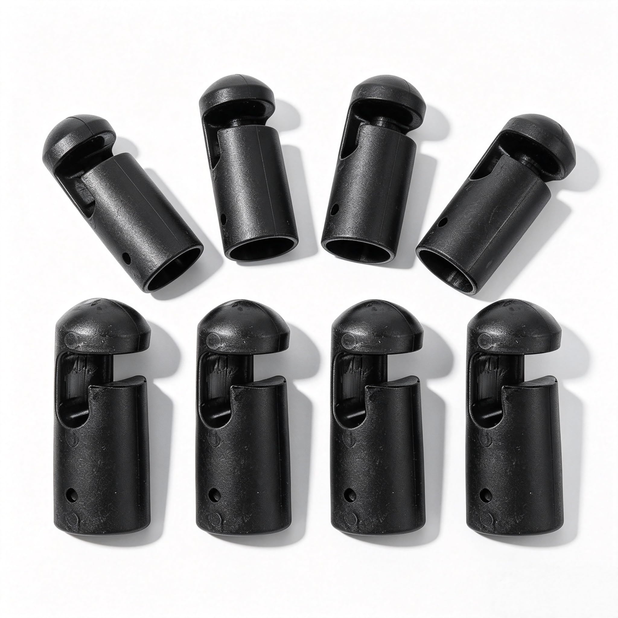 TUESMEILL Trampoline Replacement Pole Caps, 8pcs Plastic Trampoline Net Pole Caps, Enclosure Pole Cap for Safe Installation-image-29
