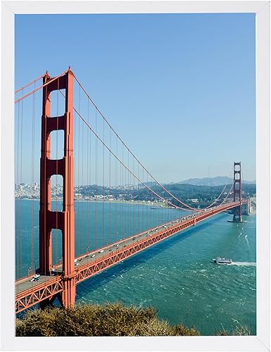 HEYTUYA Marco de fotos de 11 x 15 pulgadas para colgar en la pared, marco de fotos para galería de pared, marco de fotos con plexiglás inastillable,