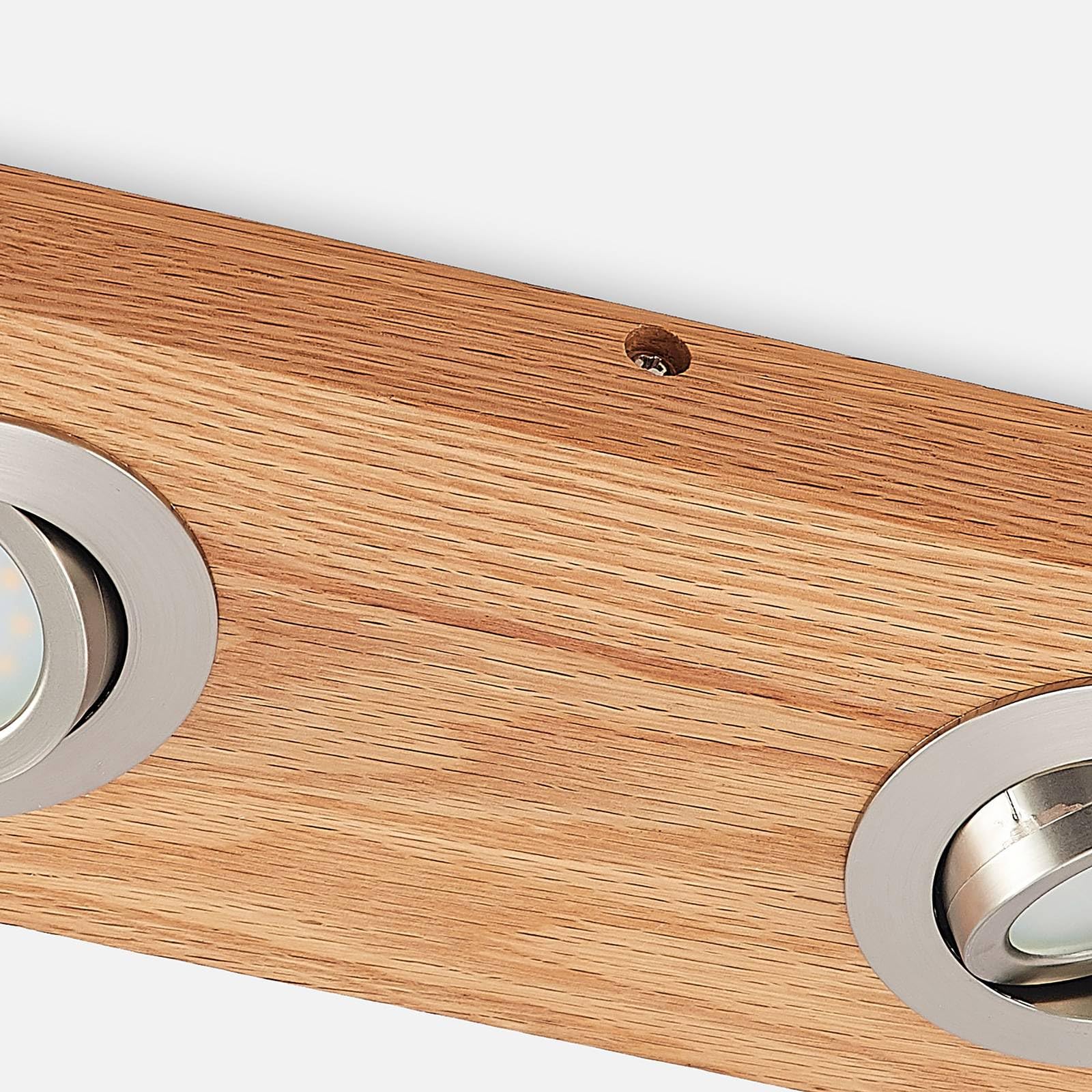 Lindby ,schwenkbar (Modern) aus Holz (2 flammig,) - Deckenleuchte Lampe Wohnzimmerleuchte