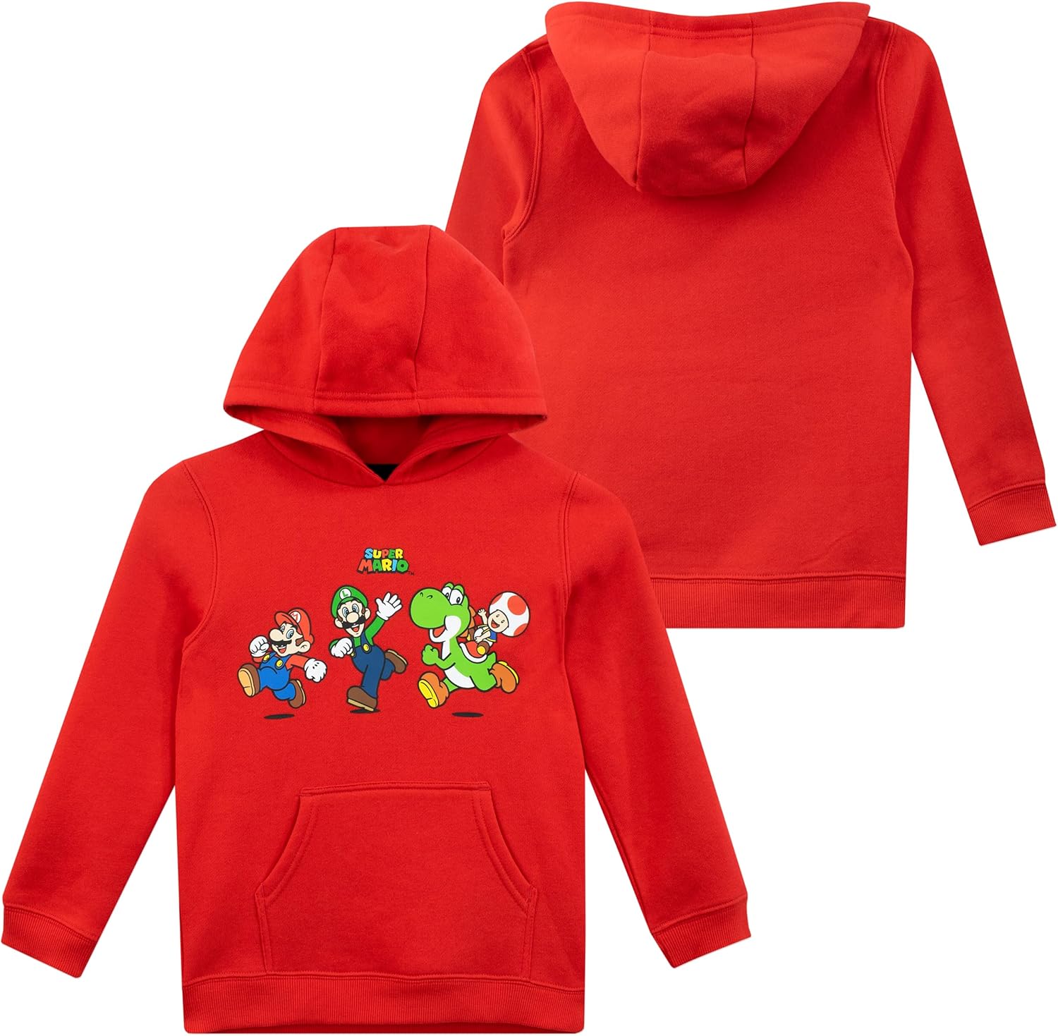 Super Mario Hoodie | Mario And Luigi Boys Sweatshirts | Yoshi Boys Hoodie | Sizes 4 To 14
