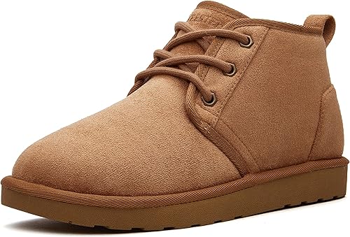 Weestep Botas de invierno clásicas con forro de piel para mujer