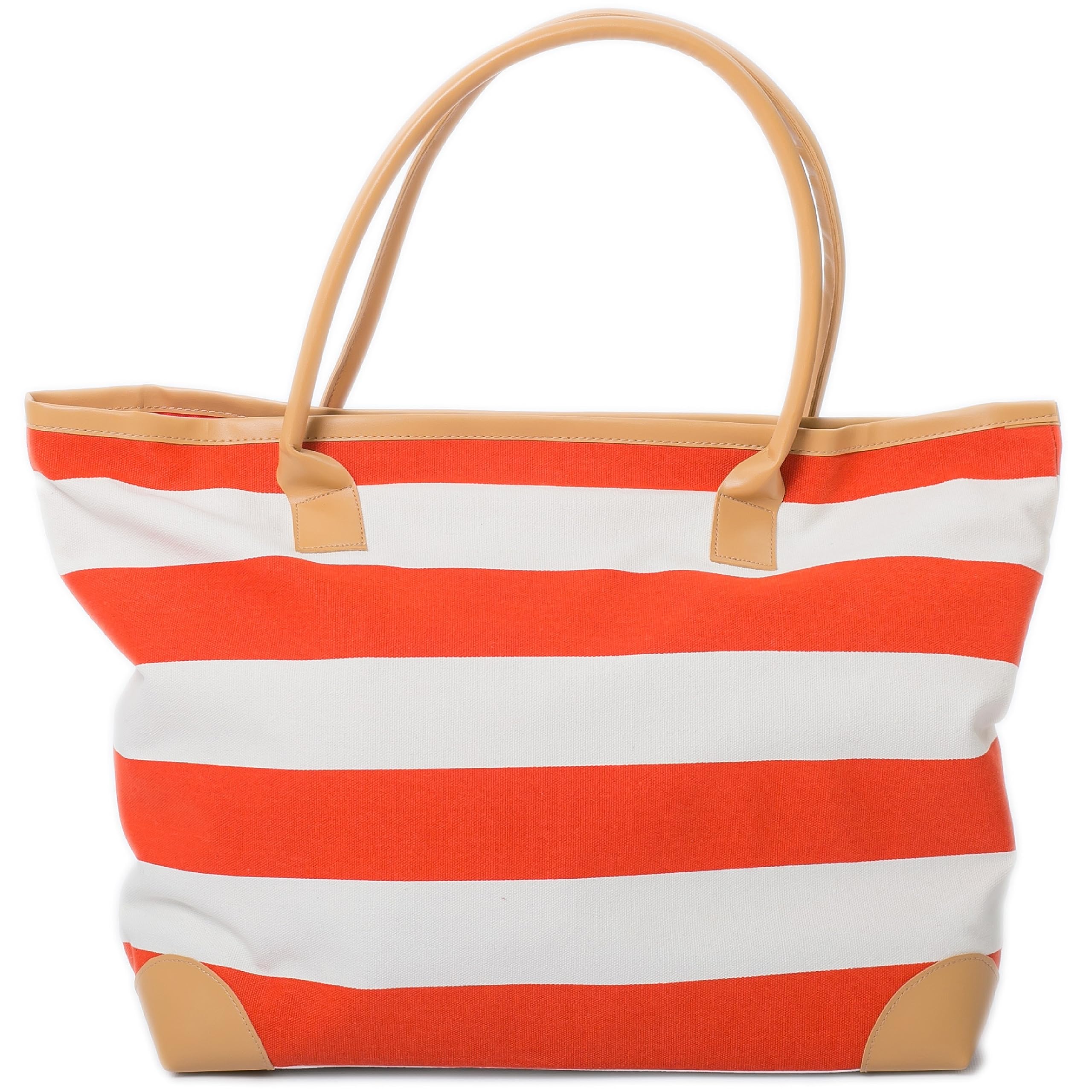 AIREE FAIREE Beach Bag Women's Shoulder Bag Shopper 46 x 32 CMS Summer Bag Nautical Stripes