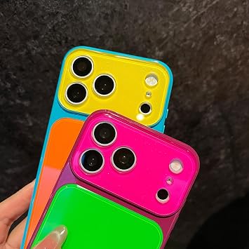 iPhone 16 Pro Max用ケース、オレンジイエロー