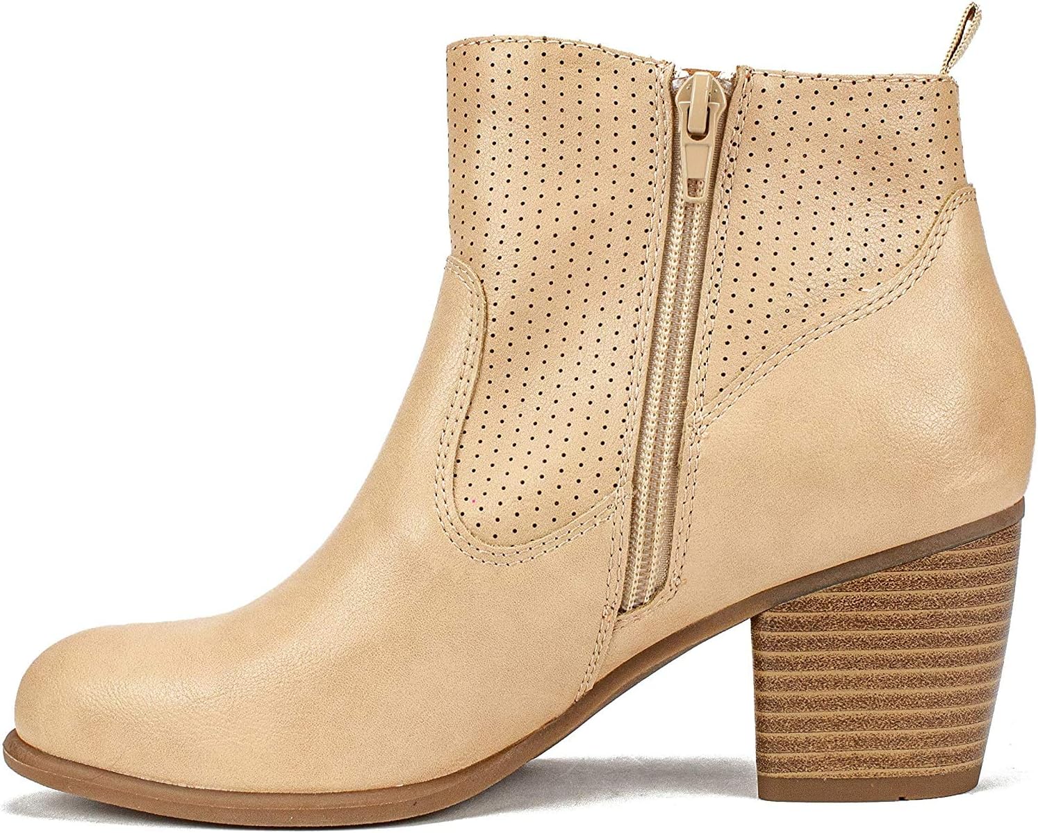 WHITE MOUNTAIN Shoes GRACE Women's Boot, SAND/NAPPA/PU, 7 M