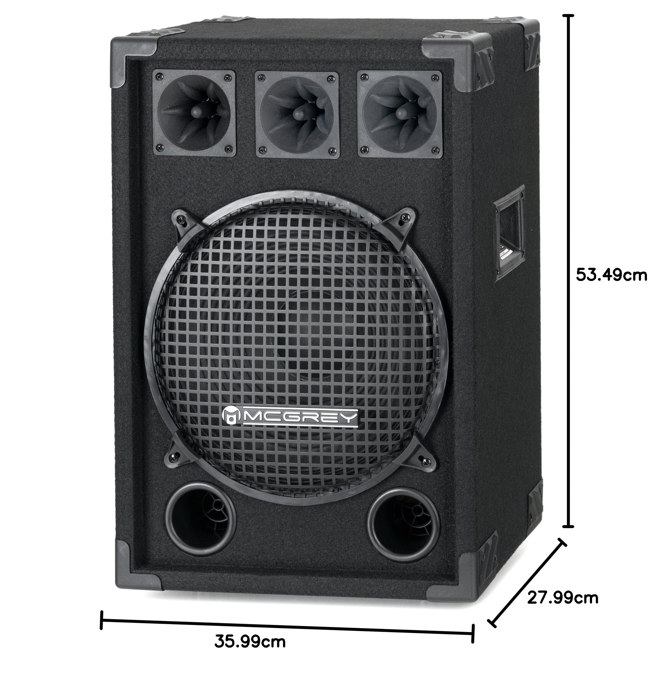 McGrey DJ-1222 Altoparlante Disco DJ-Box 600W