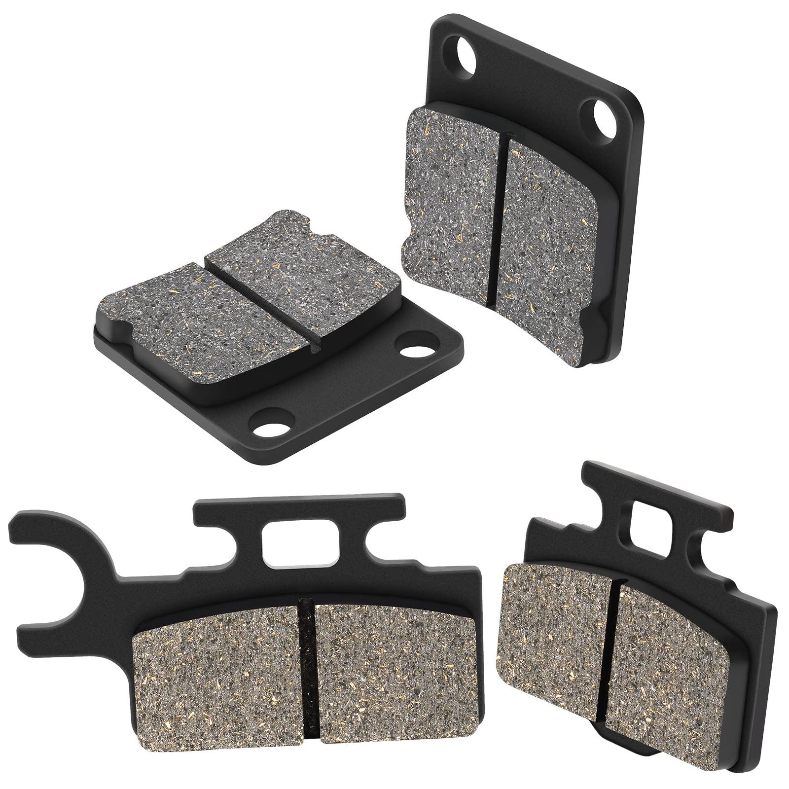 AHL 2 paires Motocyclette Plaquettes de Frein Avant/Arrière Compatible avec KAWASAKI KX 65 2000-2021