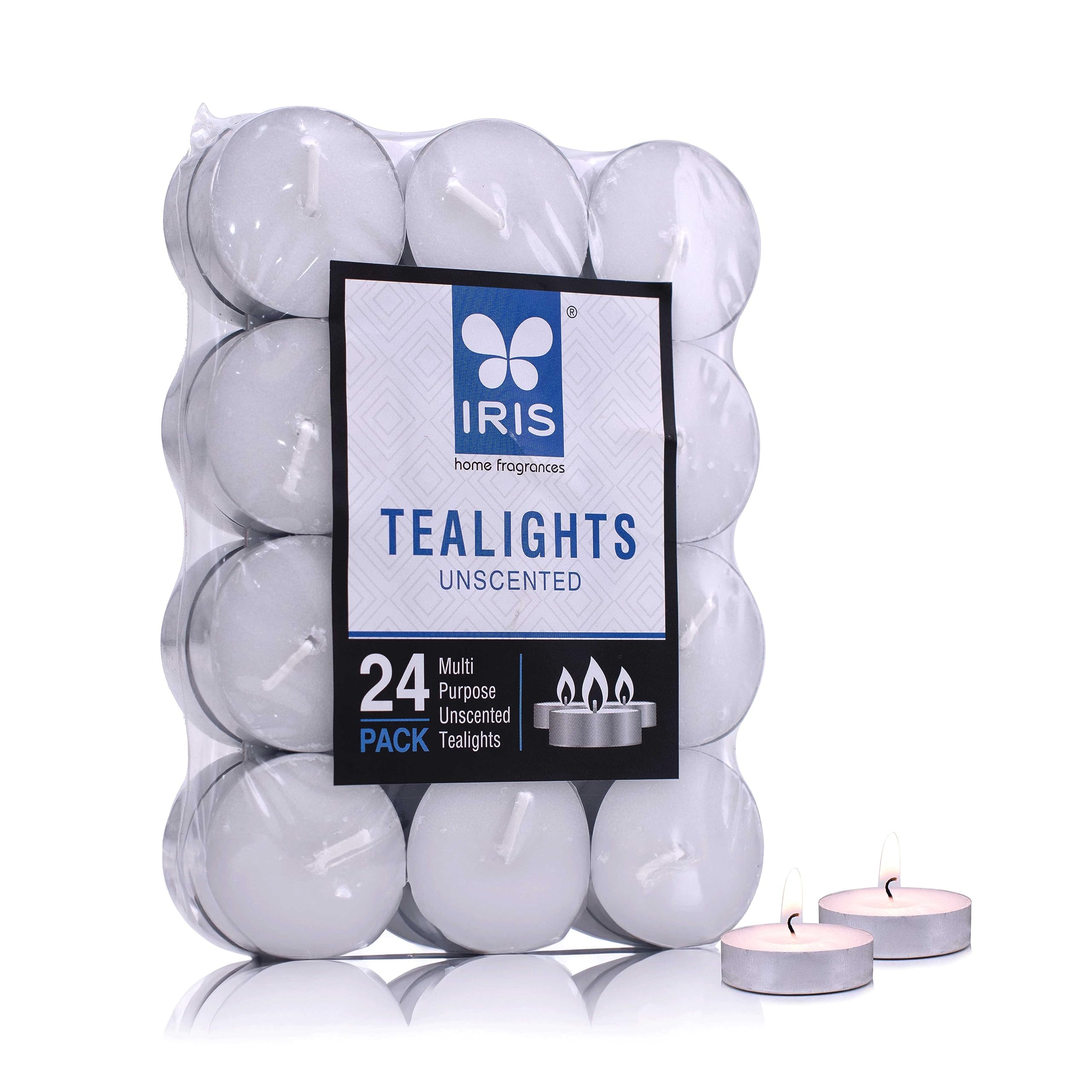 IRIS Wax New Set Of Unscented 24 Tea Lights In A Uniformed Pack Of 9Gm Each (B07XLPPSQK) Amazon Price History, Amazon Price Tracker