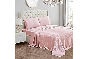 Juicy Couture King Size Silk Satin Bed Sheet Set