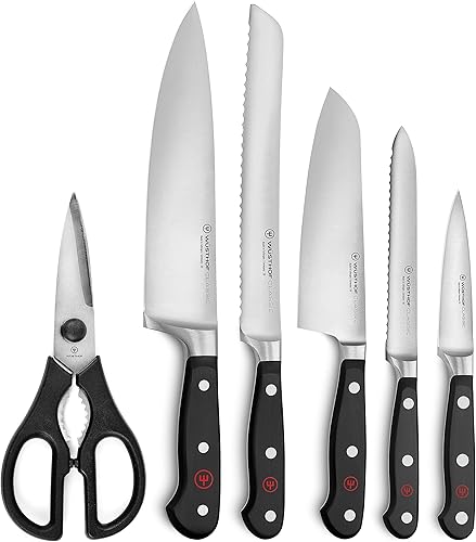 Miniatura 2 de Wusthof Classic 7 Piece Slim Knife Set with Acacia Block
