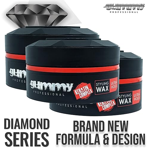 Miniatura 3 de Gummy Fonex Professional Ultra Hold - Cera para peinar el cabello, 5.1 fl oz (paquete de 3)